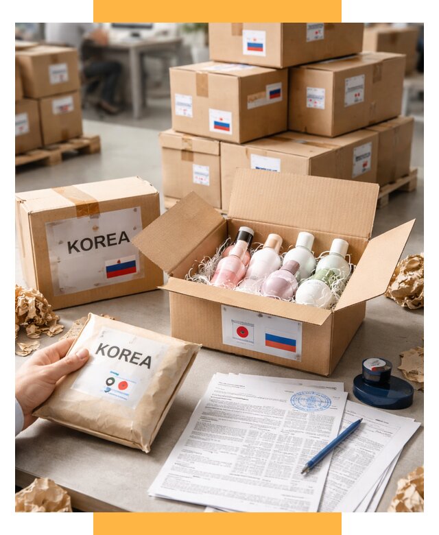 Доставка косметики из Кореи от 8707 р. под ключ | СетСервис-Лнд