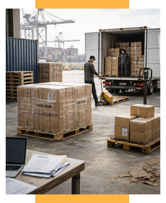 Доставка грузов из Израиля от 15365 р., логистика от СетСервис-Лнд
