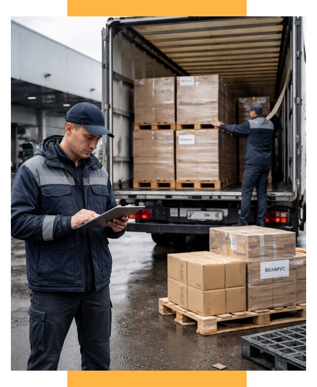 Доставка грузов из Беларуси от 15365 р. логистика СетСервис-Лнд