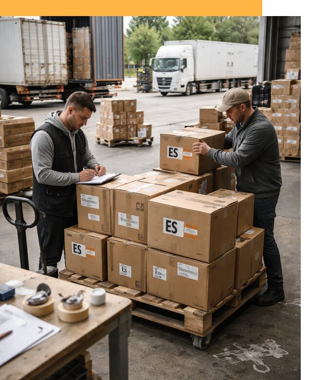 Доставка грузов в Испанию автотранспортом от 35851 руб