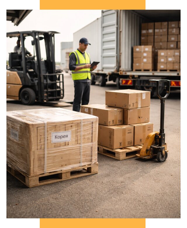 Доставка грузов в Корею из России от 35851 р. | СетСервис-Лнд