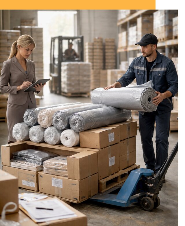 Перевозка текстиля по миру от 15365 руб. с таможней и страхованием