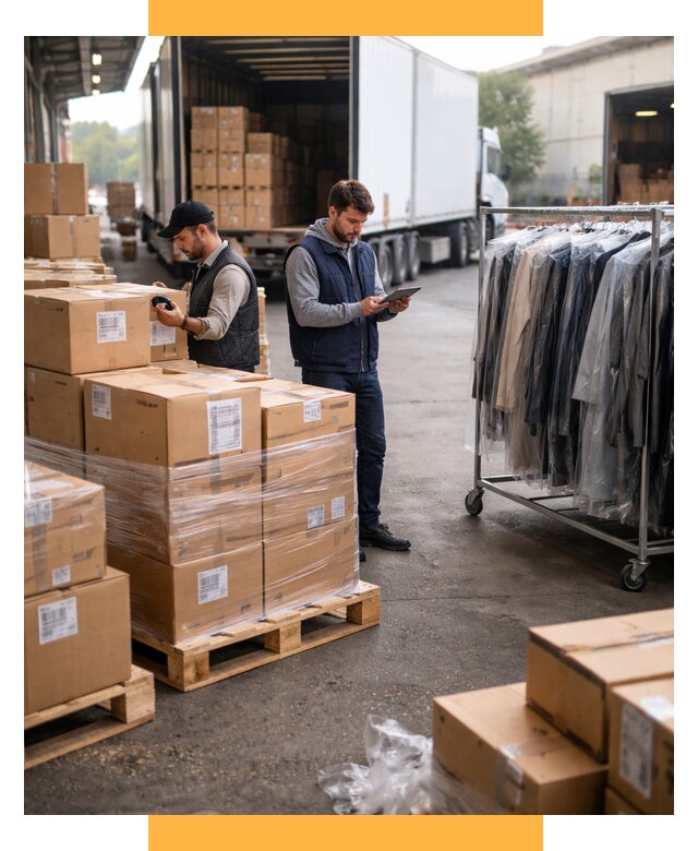 Перевозка и доставка одежды из Китая от 7682 р., СетСервис-Лнд