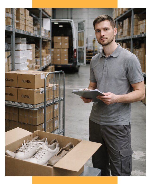 Доставка обуви из Китая и Турции от 4609 р. СетСервис-Лнд