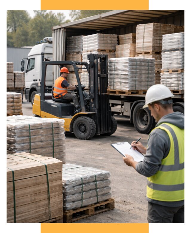 Перевозка строительных материалов от 5634 р. | СетСервис-Лнд