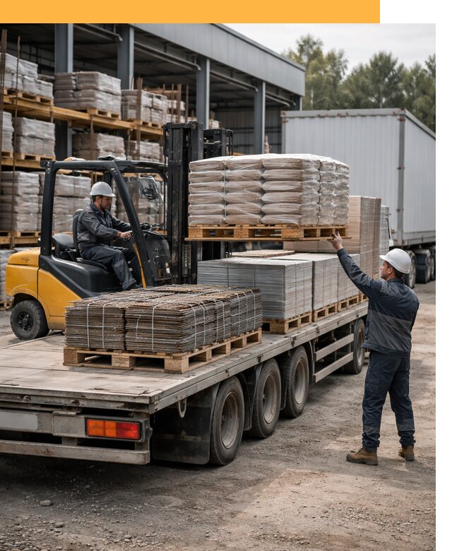 Перевозка строительных материалов по миру от 5634 руб