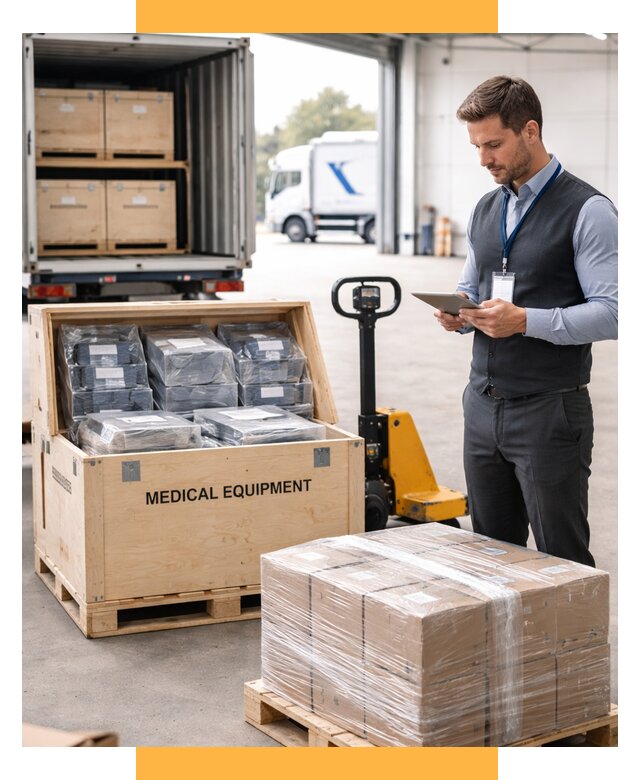 Перевозка медицинского оборудования от 15365 р. в СетСервис-Лнд