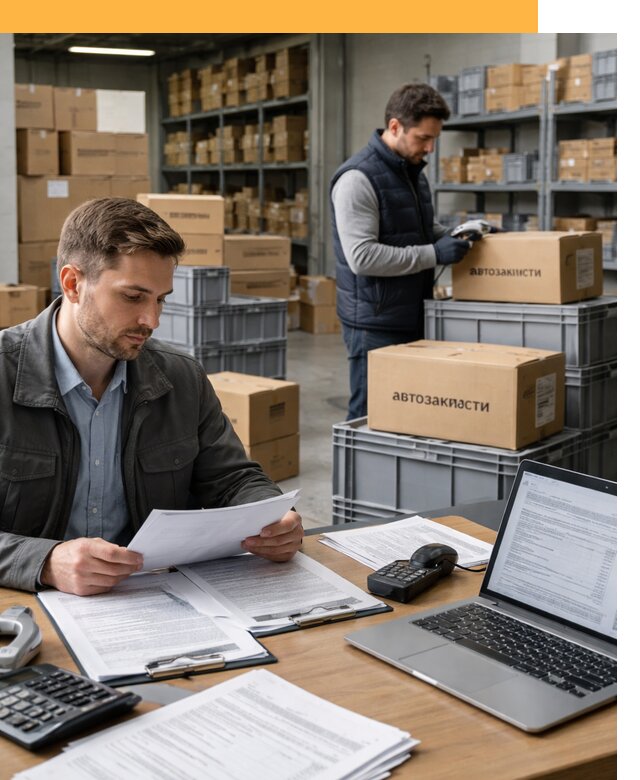 Таможенное оформление автозапчастей по выгодным тарифам от 8707