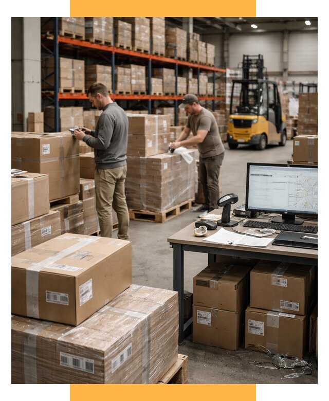 Склад консолидации в Европе от 6658 р., услуги СетСервис-Лнд